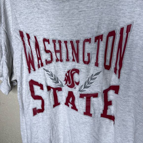 American Vintage 90s Russell Athletic WSU Cougars T Shirt Large - Picture 2 of 4